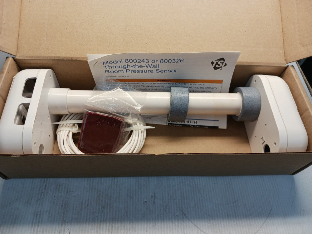 New Pressura 800243 Room Pressure Sensor w/Cable Tsi Inc 8630 8631 SNSR2