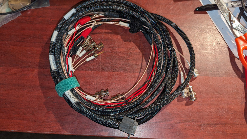 Custom Lab Made High Voltage Wiring Test Assembly / Harness