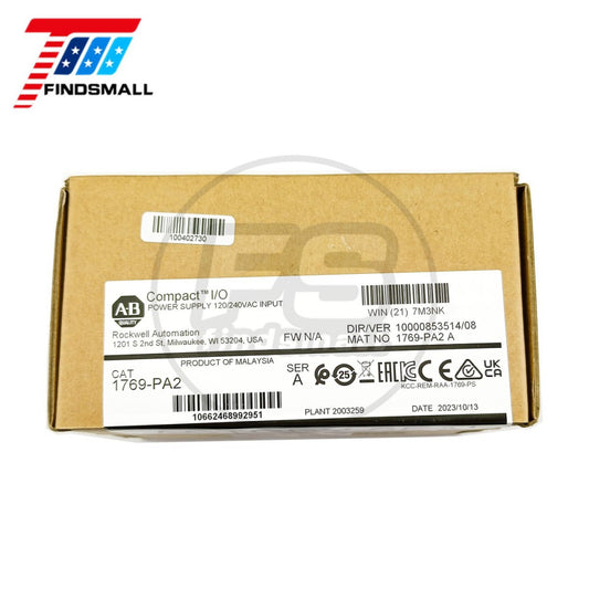 2023 New Factory Sealed Allen Bradley 1769-PA2 CompactLogix AC Power Supply