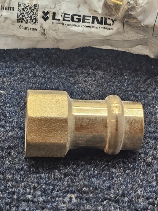 ( QTY 10 ) Legend Press 450-703P: Valve  1/2'' Press x FNPT Female Adapter