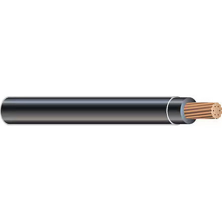 Southwire 22973283 Thhn Building Wire, Copper, 10 Awg, 1C, Black, Stranded, 50