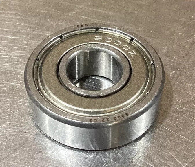 EBC 6000 ZZ C3 Deep Grove Ball Bearing 10x26x8 mm, NOS Surplus