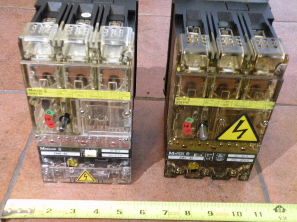 (1) Klockner-Moeller Breaker NZM6-63 w/ ZM6-40