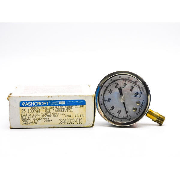 ASHCROFT 251009AW02L1600KP/PSI 220PSI NSMP