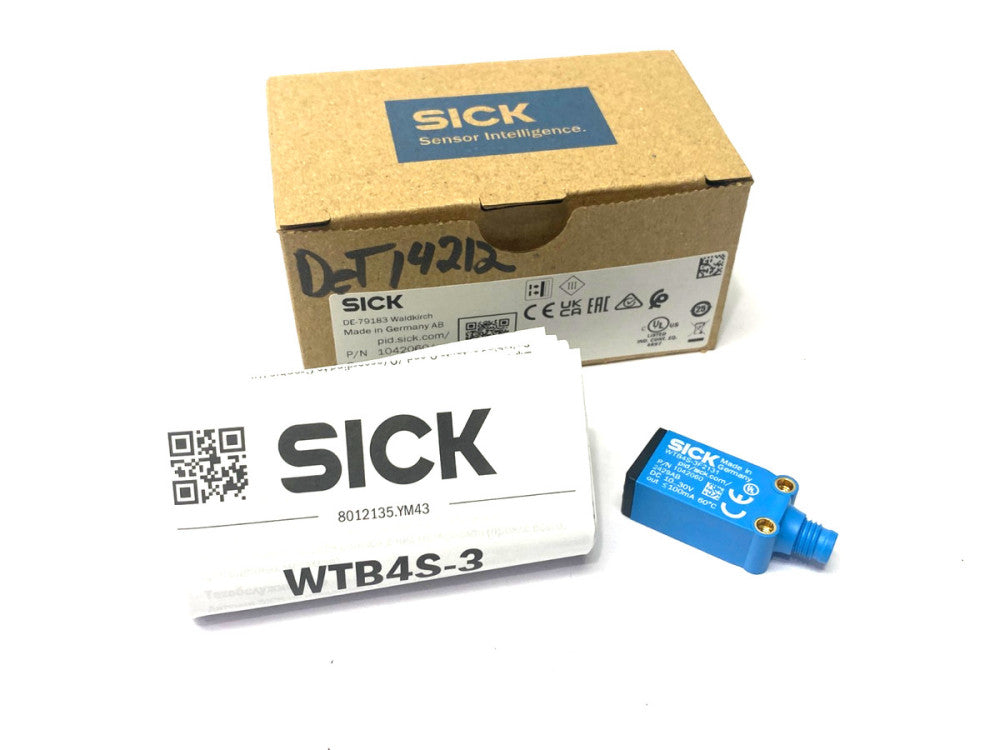 Sick WTB4S-3F2131 Miniature Photoelectric Sensor 10-30VDC 1042060
