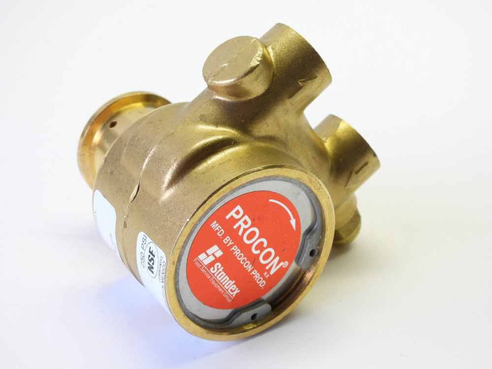 Procon 114B240F11BA 1/2" Brass Rotary Vane Pump, 250 Gph Max. Flow