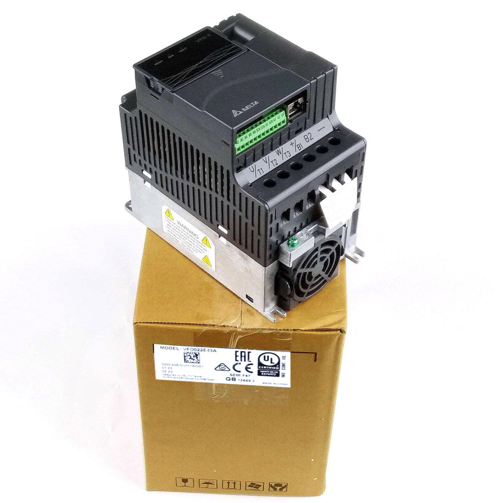 New In Box DELTA VFD 022E43A VFD022E43A 380V 2.2KW VFD-E Inverter