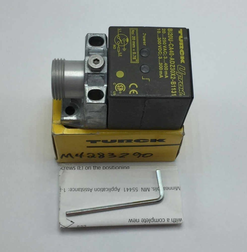 Turck BI20U-CA40-ADZ30X2-B1131 Uprox® Inductive Sensor 