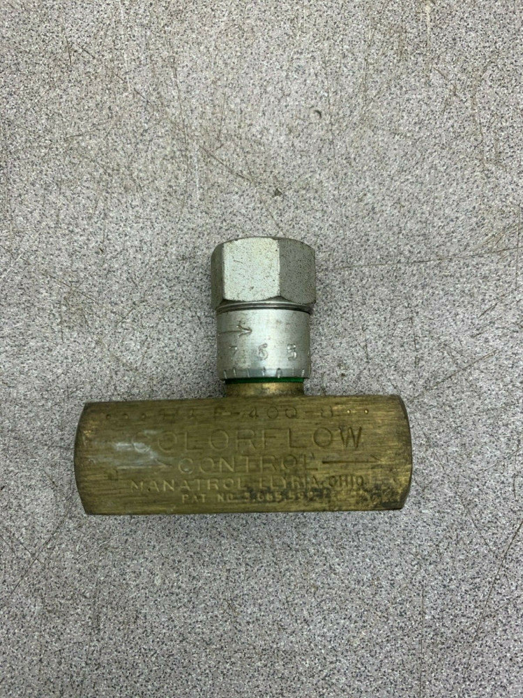 NEW NO BOX PARKER CONTROL VALVE 1/4 F-400-B
