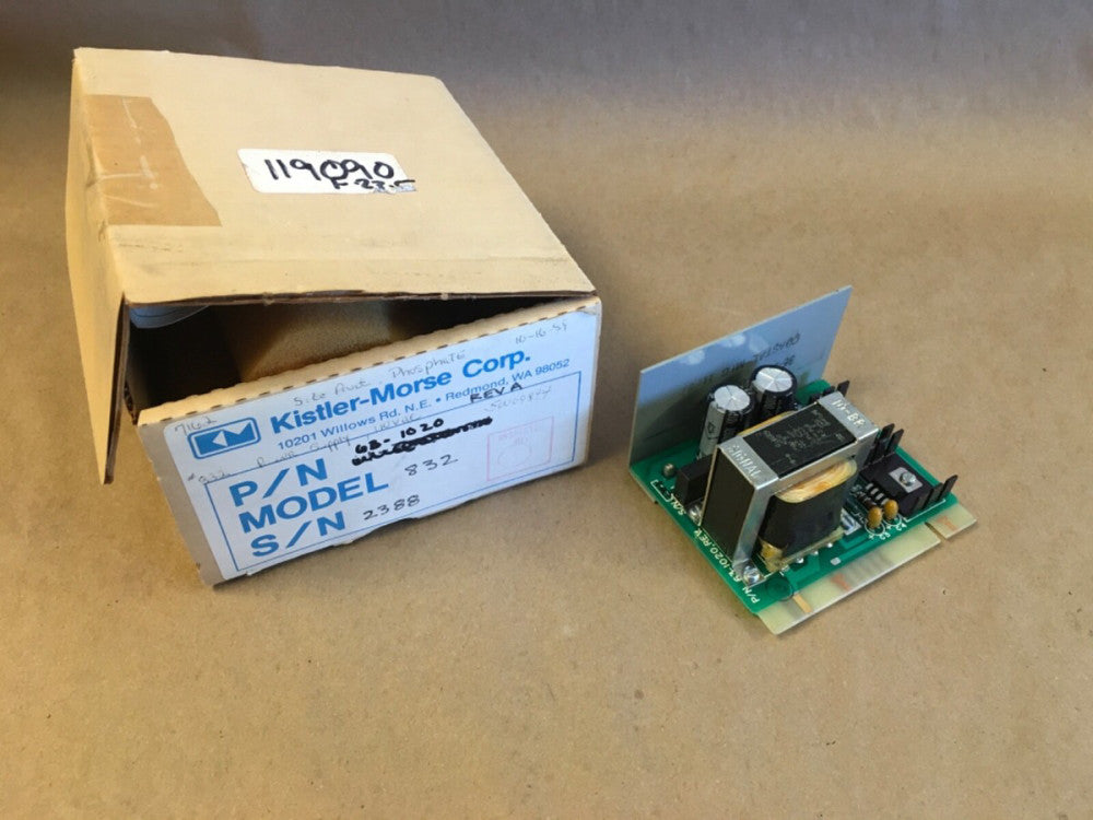 Kistler-Mores Model 832 / 63-1020 Power Supply Module 110Vac  (KB)