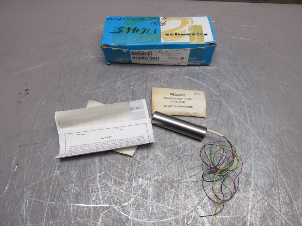 SCHAEVITZ LINEAR VARIABLE DIFFERENTIAL TRANSFORMER 501XS-A-0062 NEW IN BOX !!