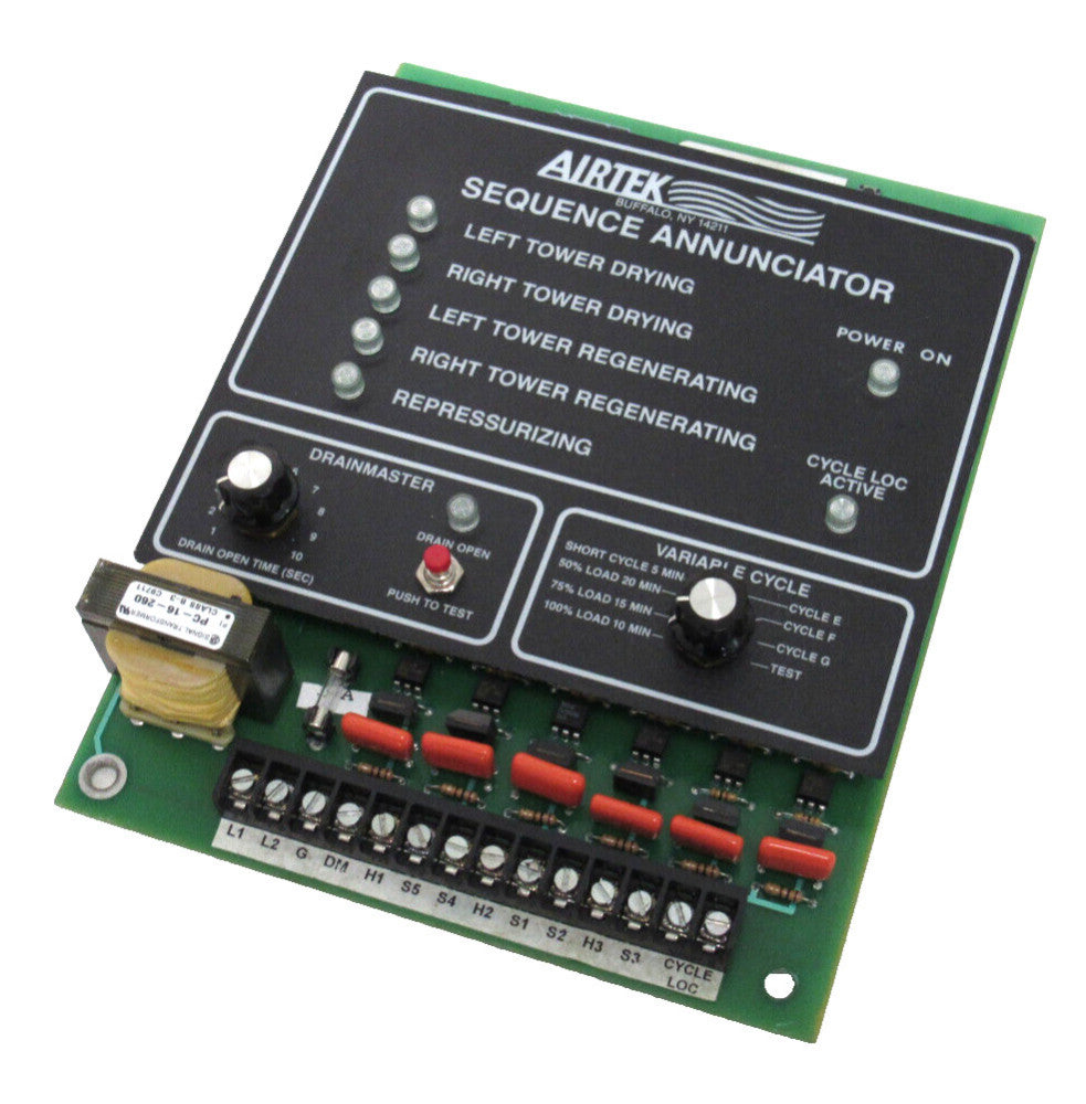 USED AIRTEK TP2577 DRYER SEQUENCE ANNUNCIATOR ELECTRONIC CONTROLLER