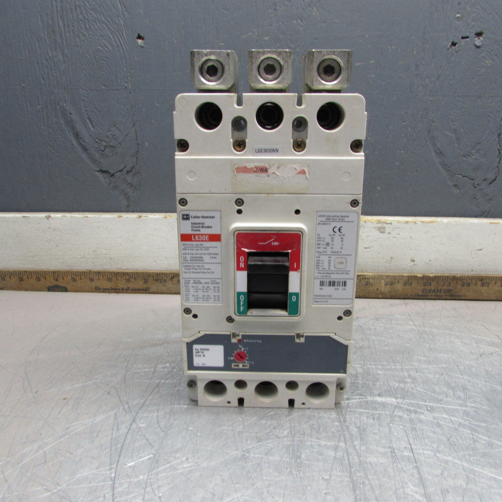 Eaton /Cutler Hammer LGE3630NN , CIRCUIT BREAKER , 3P/600A/600V ,MAKE OFFER!