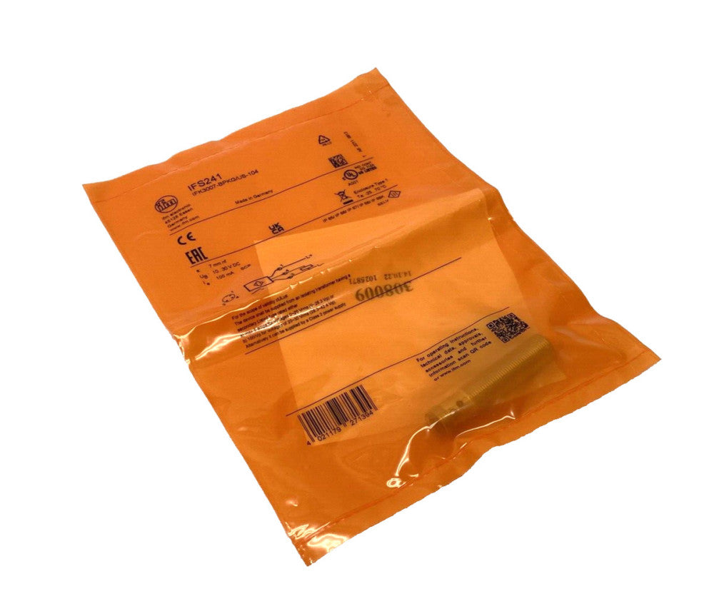 Ifm IFS241 Inductive Proximity Sensor PNP M12 7mm Range IFK3007-BPKG/US-104
