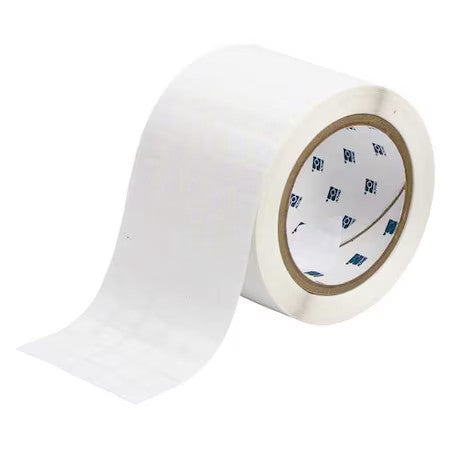 Brady Tht-12-423-10 White Polyester Wire Marker, Tht-12-423-10