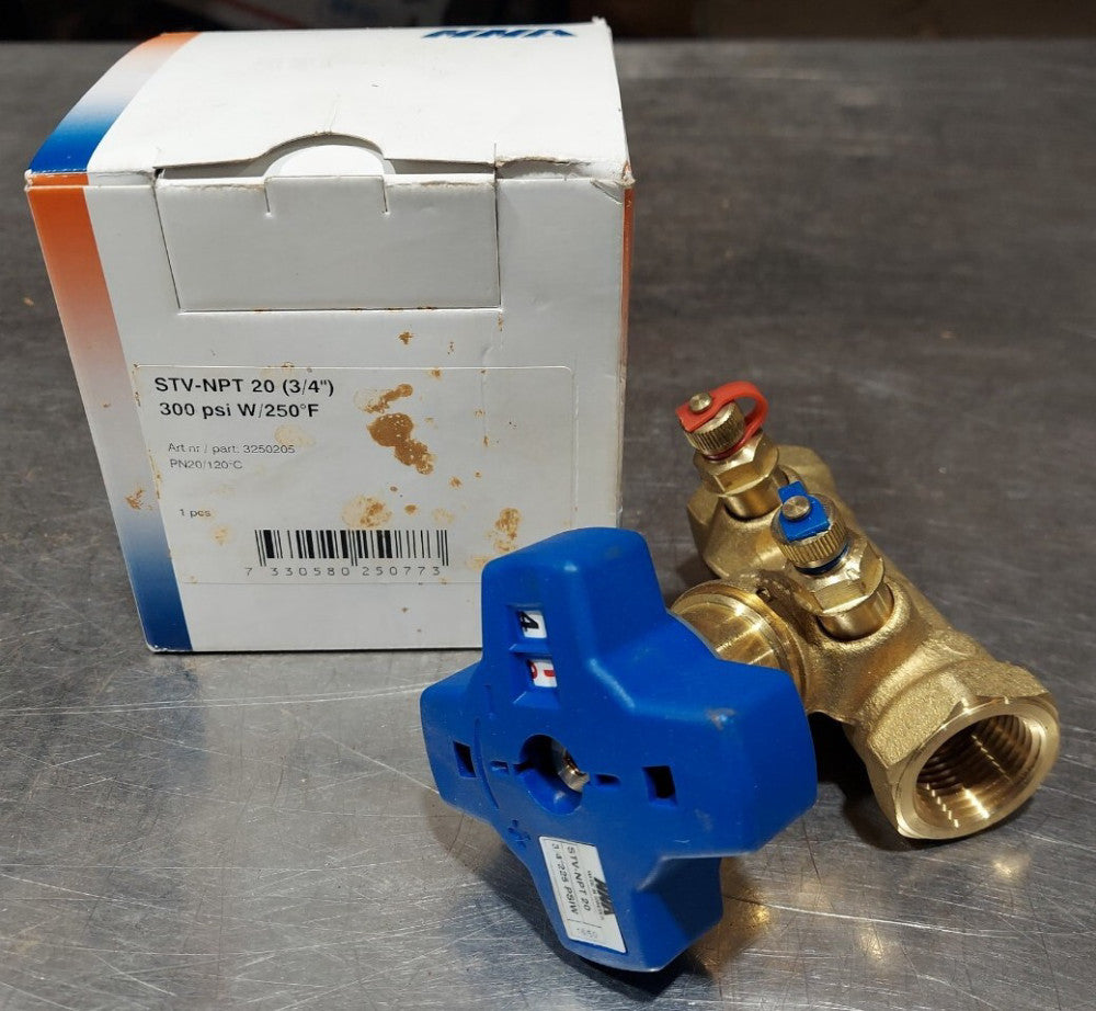 MMA STV Balancing Valve. STV-NPT 20 (3/4")  300 psi W/250°F.  part: 3250205