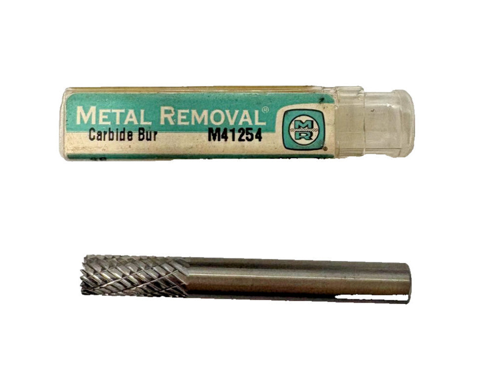 METAL REMOVAL CARBIDE BUR SB-1 CTL BUR W/EC MSTR, OAL 2", M41254