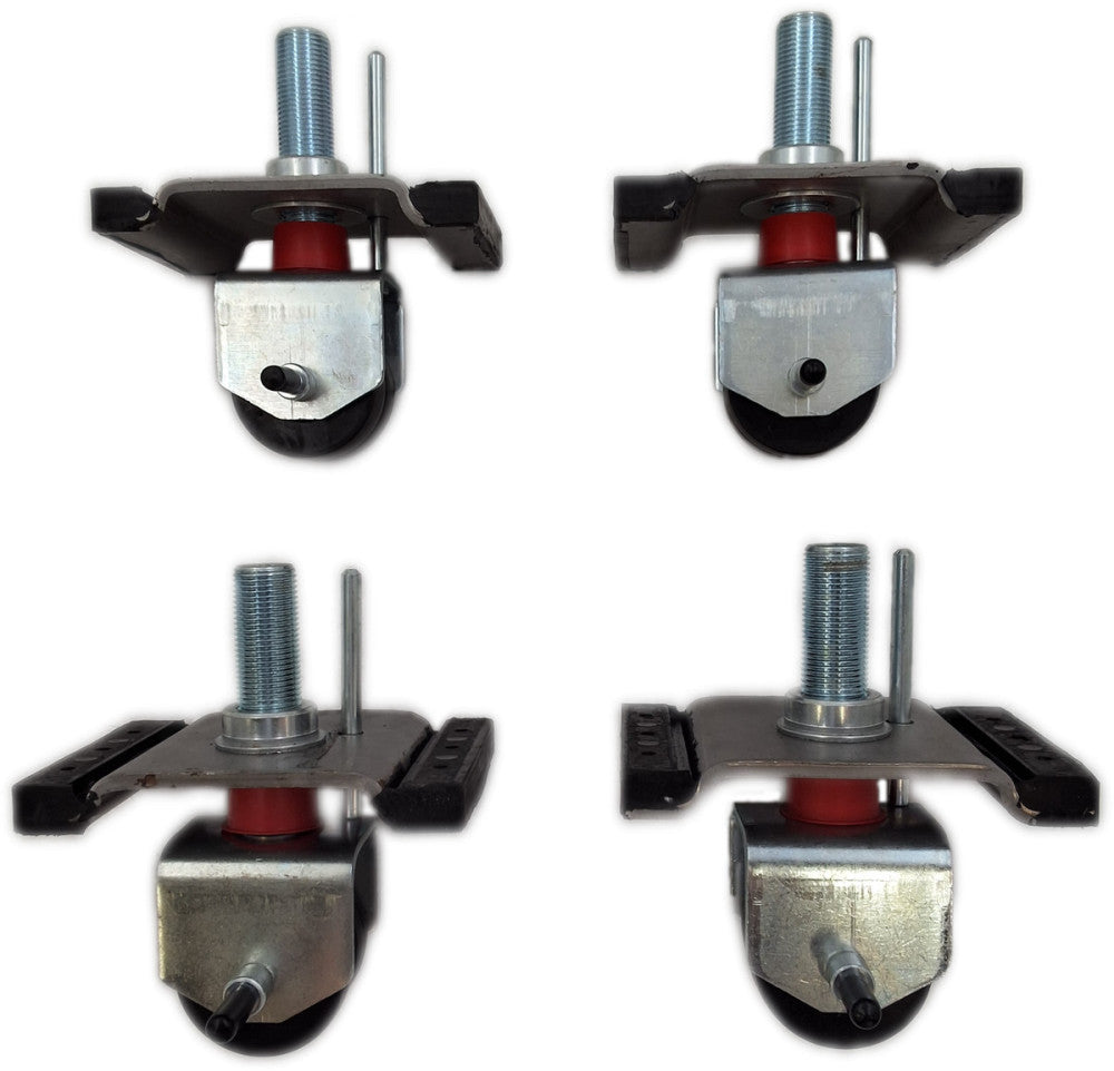 017E11670 Caster Wheels 4-Pack w/ Mounting Plates 