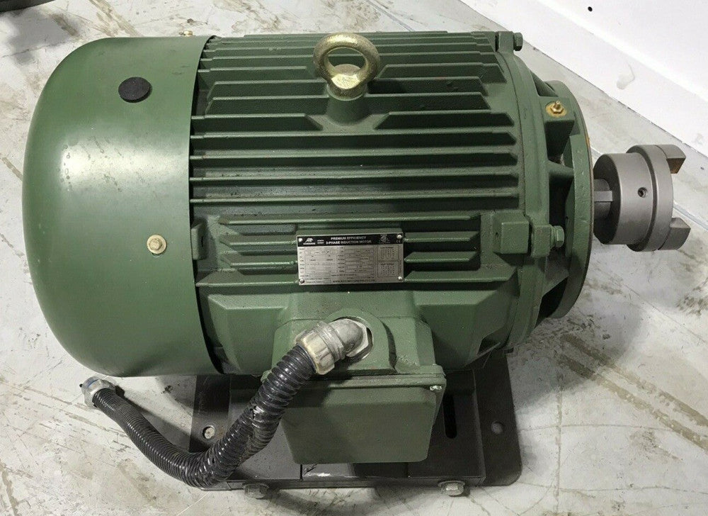 IRONHORSE MTCP-025-3BD18C Induction Motor 25HP, 230/460, 3Ph, 1.875" Shaft Dia