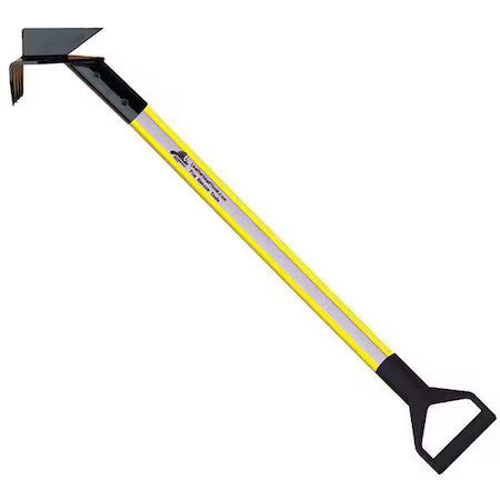 Leatherhead Tools Dby-6Dh-D Drywall Hook, 6 Ft. Dog Bone Pole, Hiviz Yellow,