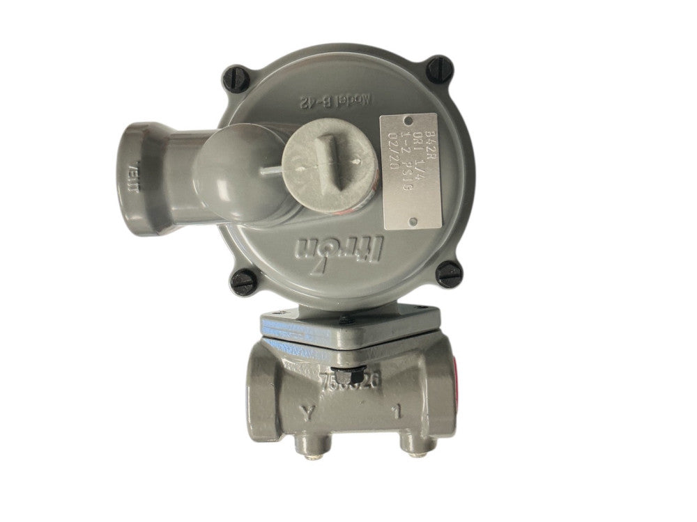 Itron B42R Gas Pressure Regulator 3/4"x3/4" 1-2 PSIG Orifice 1/4"