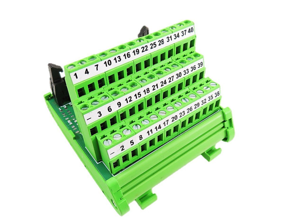 Eurotek  MF40MD-I  40 Pin Adapter Terminal Block DIN Rail Mount  NEW NO BOX