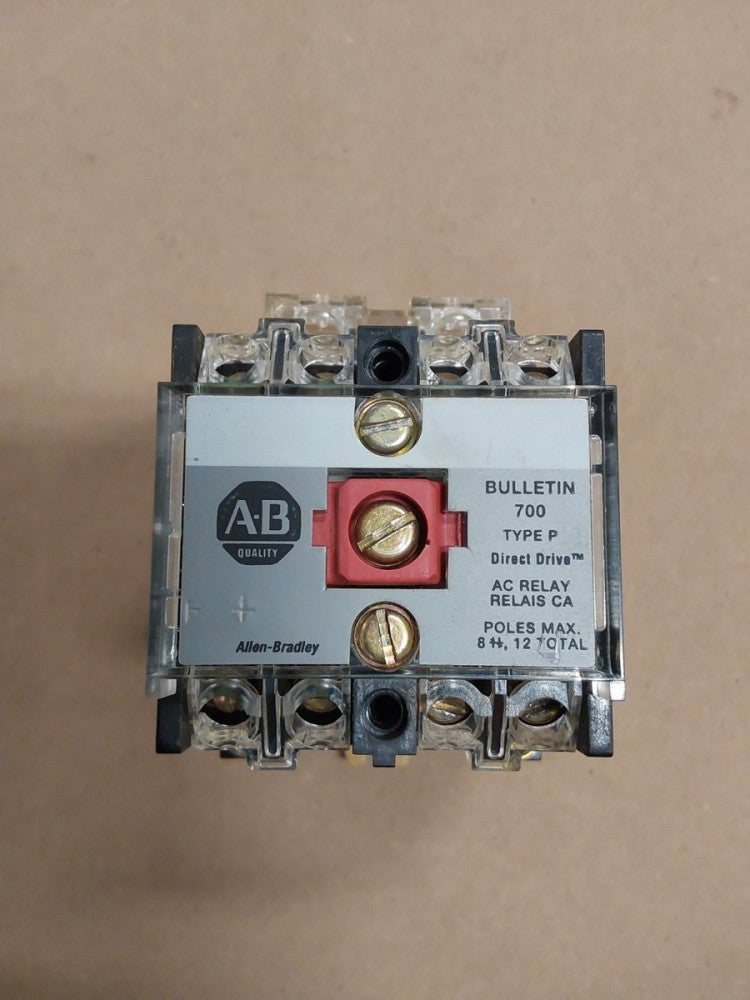 ALLEN BRADLEY 700-P400A1 DIRECT DRIVE AC RELAY CONTROL SER D 