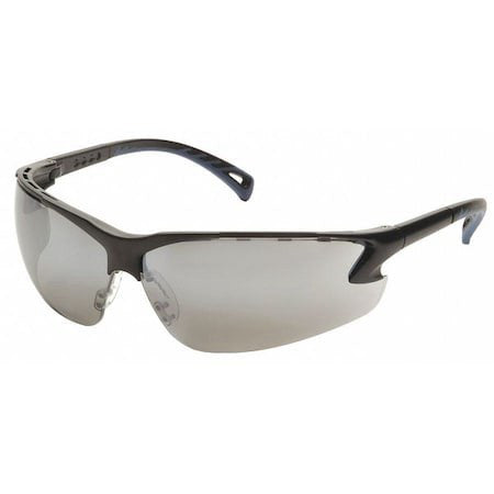 Pyramex Sb5770d Venture 3, Safety Glasses Anti-Scratch, Gray Mirror Lens,