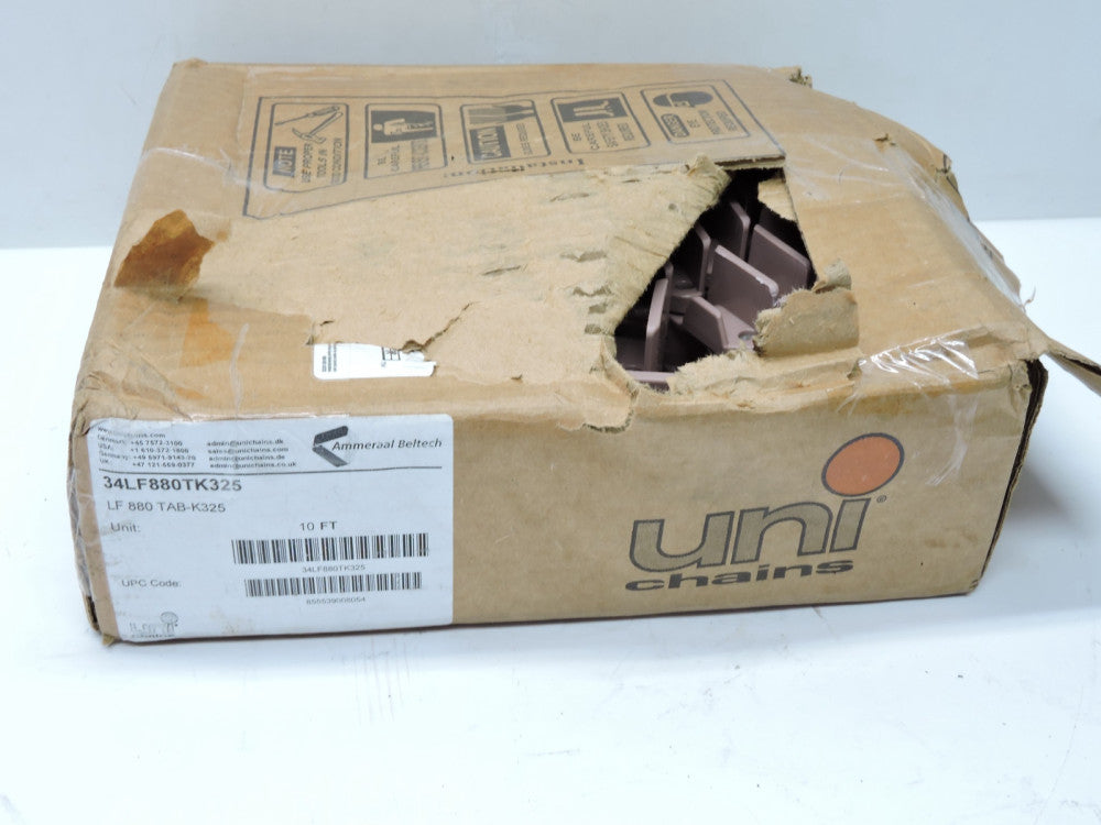 UNI CHAINS 10' BROWN ROLLER CHAIN 34LF880TK325 / LF880TAB-K325 - NOB NEW!