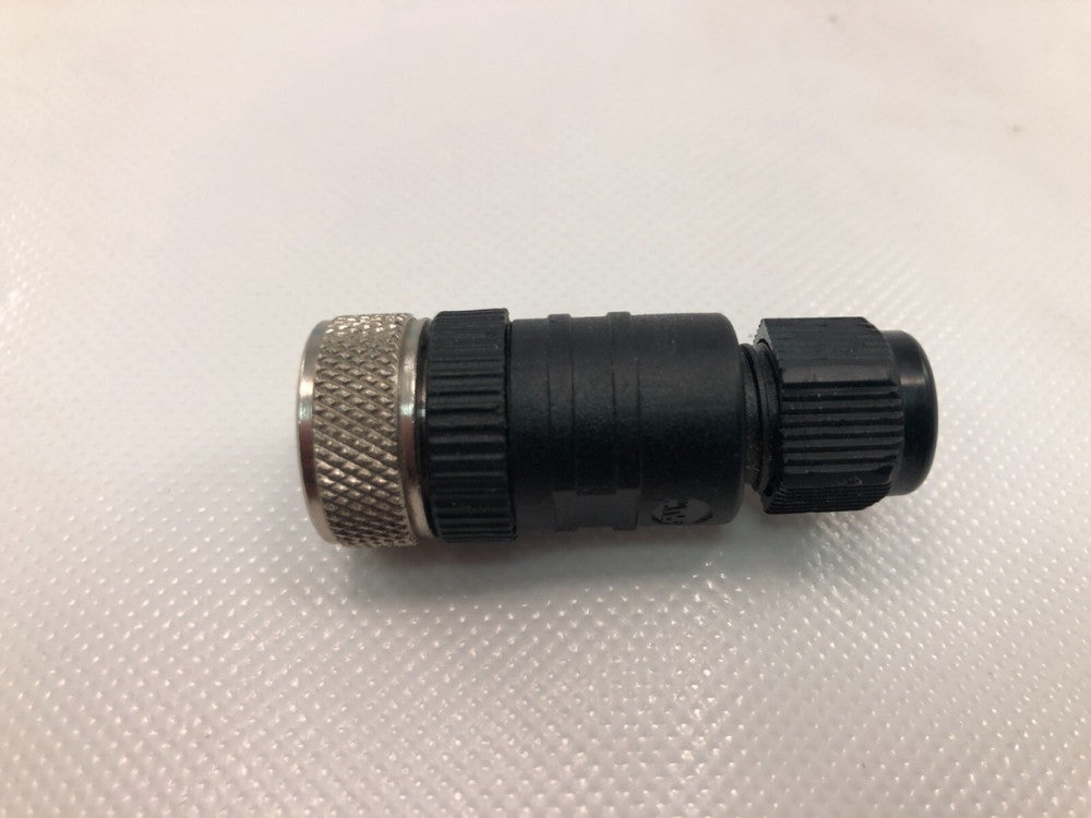 (Lot of 2) Lumberg Automation RKC 4/7 Connector Plug M12-4-Pin Straight 4A