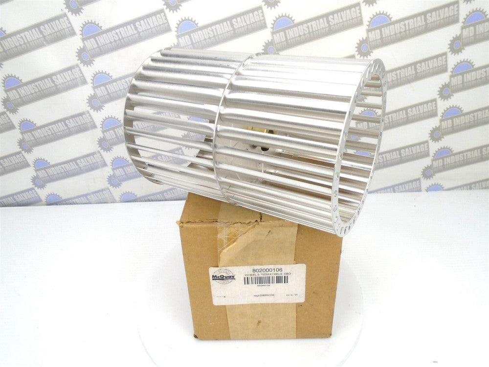 OEM McQuay - 802000106 Repl 020000106 - FAN WHEEL AL 5.75D x 8W x 1/2B - DWAF CW