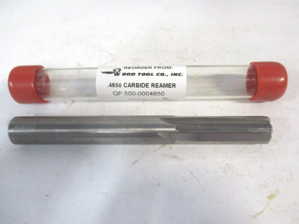 C.W. Rod (QP 500-004650) .4650 6-Flute Carbide Reamer 