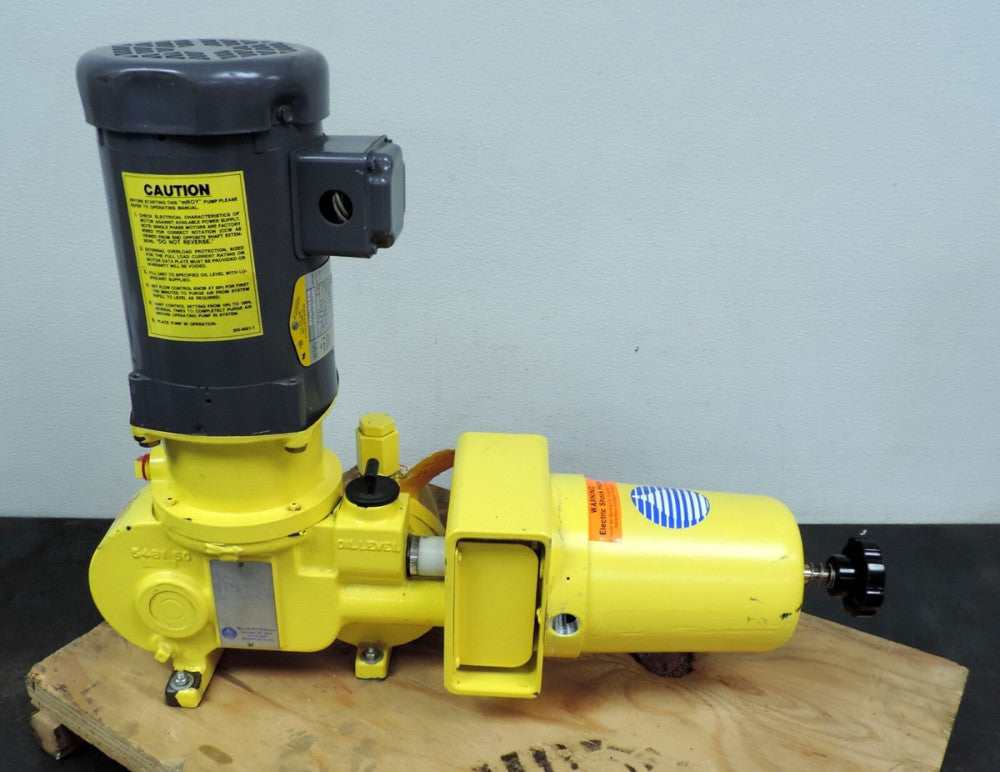 Milton Roy RP101724FRSESEE1NN Metering Pump Baldor 1-Phase Motor KL3403 RP10