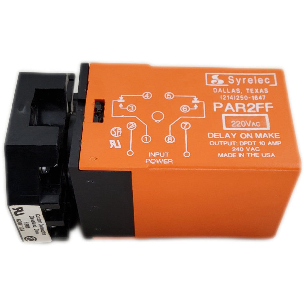 Syrelec Corporation PAR2FF  Delay On Timer Relay 240V AC-