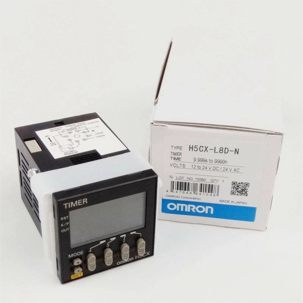 New Omron H5CX-L8D-N H5CXL8DN Timer 12-24VDC