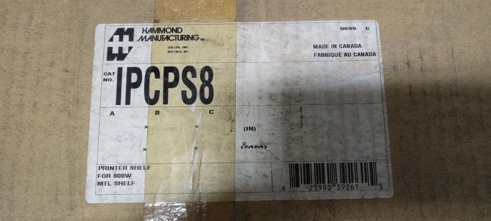 NEW HAMMOND PULL OUT PRINTER SHELF FITS 800 MM IPCPS8