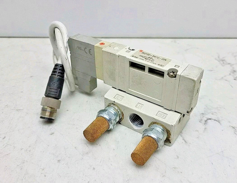 Smc SV2100-5W1U-02N Solenoid Valve 0.15-0.7 mPa 