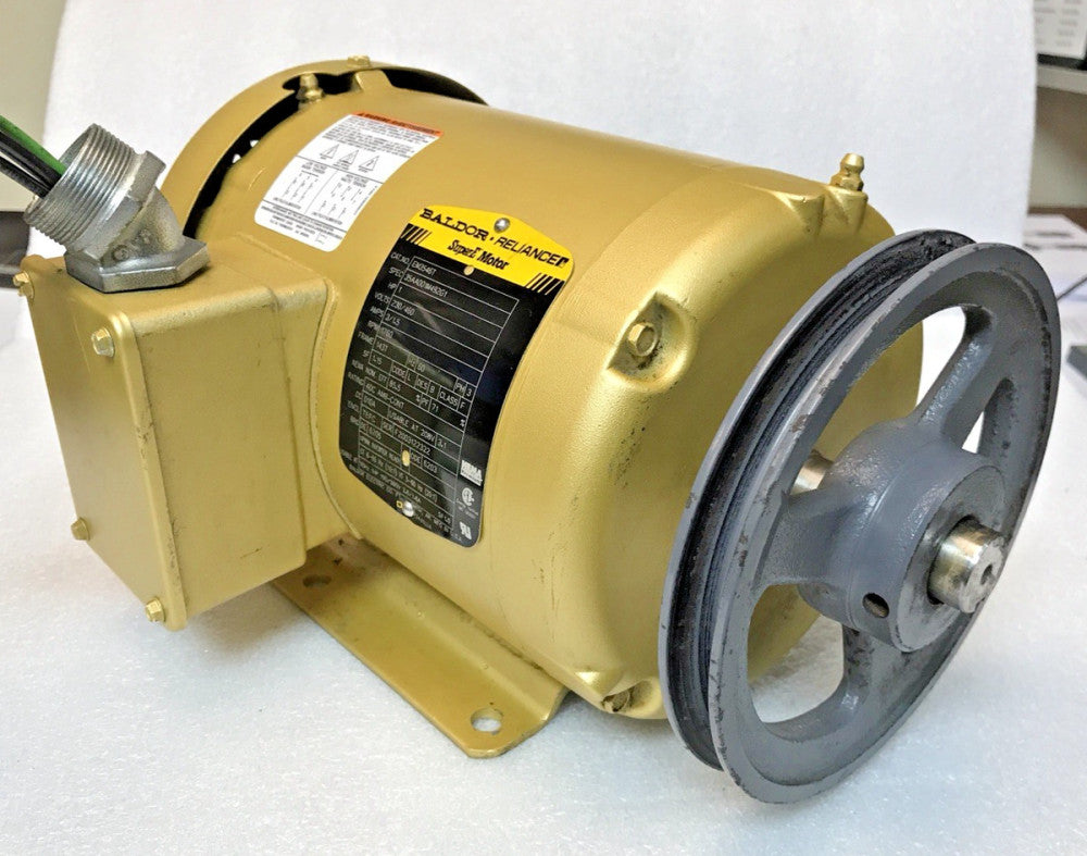 Baldor Reliance EM3546T Super-E Motor 1HP, 1760RPM, 230/460, 3Ph, 60Hz