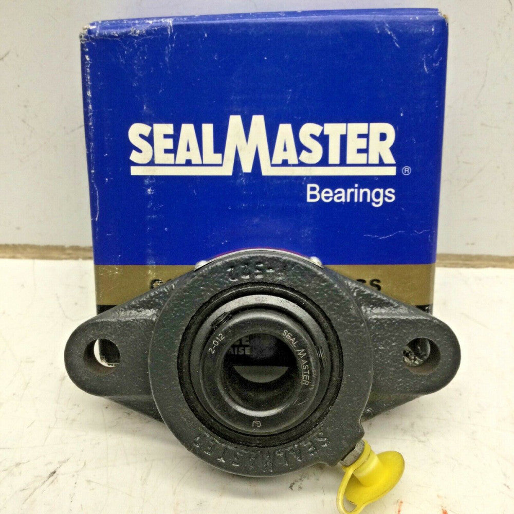 SealMaster Gold Bearing SFT-12  2-Bolt Flange Mount, 0.7500 in Bore, Cast Iron