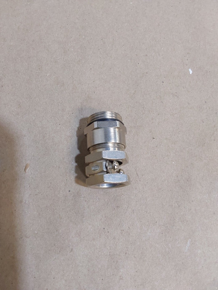 Nickel Plated Brass Saddle Clamp Strain Relief Large Cable Gland