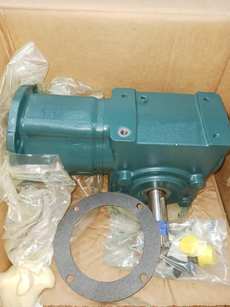 NEW DODGE TIGEAR 15:1 WORM GEAR SPEED REDUCER 232A15R14 140TC FRAME 1199 IN-LBS