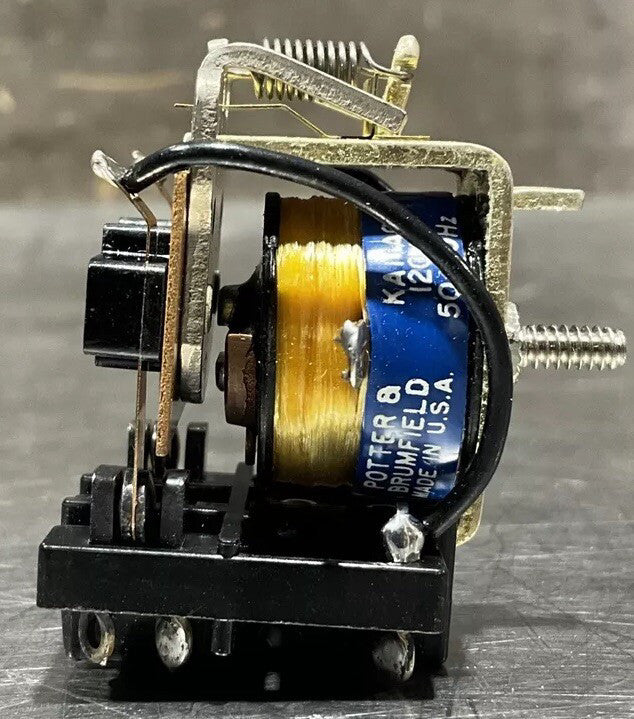 KA11AG Potter & Brumfield 120V Open Frame Relay P&B, NOS Surplus