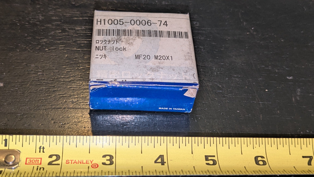 (1) Nikki Locknut MF20X1.0P New & Sealed For Okuma