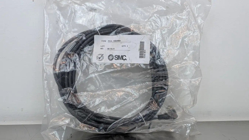 SMC PCA-1564969 Power Supply Cable EX600 5-Pin Female Right M12 5-Wire 6m