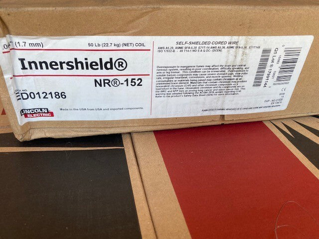 Lincoln ED012186 .068" Innershield NR-152 Flux-Cored Self-Shielded Wires - 50 LB