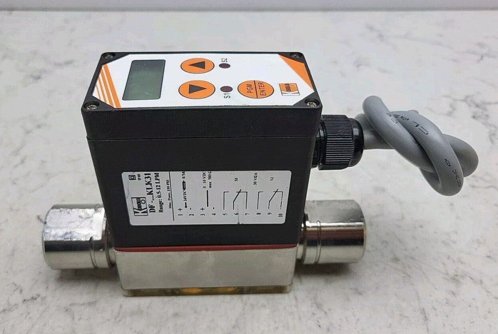 Kobold DF-12EN15KLK31 Paddle Flow Sensor With Frequency Output For Liquids/Water