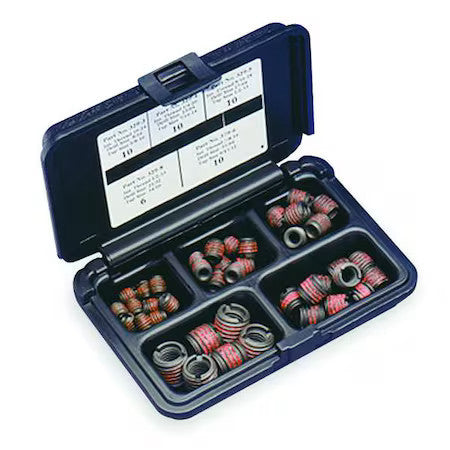 E-Z Lok Ez-F108 Thread Repair Kit, Self Locking Thread Inserts, 1/4"-28, 10-32,