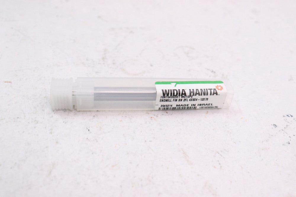 Widia Hanita Solid Carbide End Mills FIN BN 2FL 70N104002RT 4 x 6 x 4-12 x 76 
