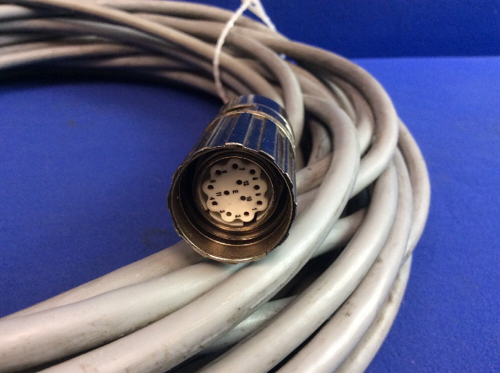 LENZE SERVO CABLE ASSEMBLY FOR EVS9300 DRIVE & MDSKSRS MOTOR 45'L GRAY