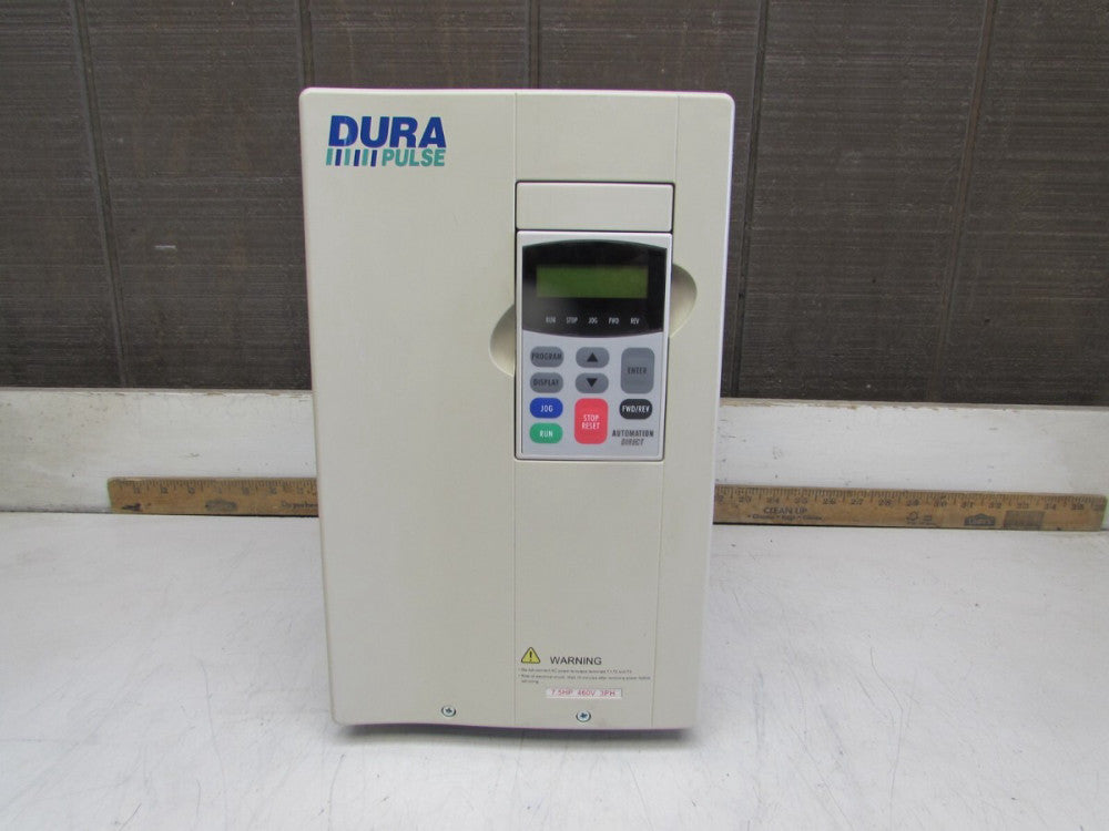 AUTOMATION DIRECT GS3-47P5 , 7.5hp DURA PULSE AC DRIVE, 3ph/460V/14A, MAKE OFFER